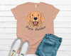 Dreameris Pure Golden Tshirt Golden Retriever Shirt Very Cute Dog T Shirt - Dreameris
