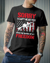 Sorry I Can't Hear You Over The Sound Of My Freedom American Flag Standard/Premium T-Shirt Hoodie - Dreameris