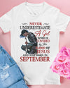 September Girl Covered By The Blood Of Jesus September Birthday Gift For Her Standard/Premium T-Shirt Hoodie