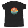 Dreameris Retro Golden Retriever Dog Breed Pet Love Kids Gift Youth Short Sleeve T Shirt - Dreameris