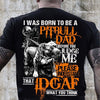 I Was Born To Be A Pitbull Dad Gift Standard/Premium T-Shirt Hoodie - Dreameris