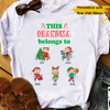 Personalized Grandma Belongs To Gift For Christmas - Standard T-shirt - Dreameris